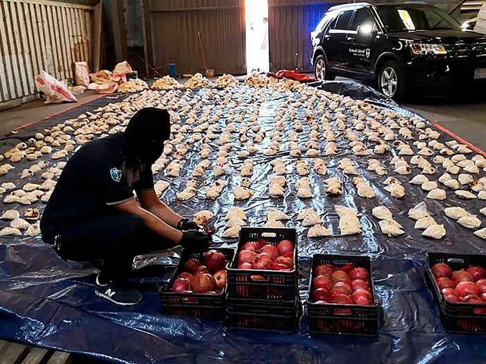 Jordanian customs seized a large shipment of Captagon from a neighboring country